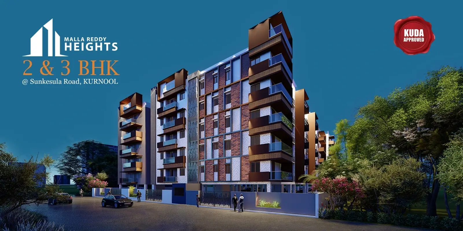 MR Heights Night View